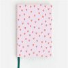 Stationery * | Clearance Caroline Gardner Mini Hearts Notebook Pink