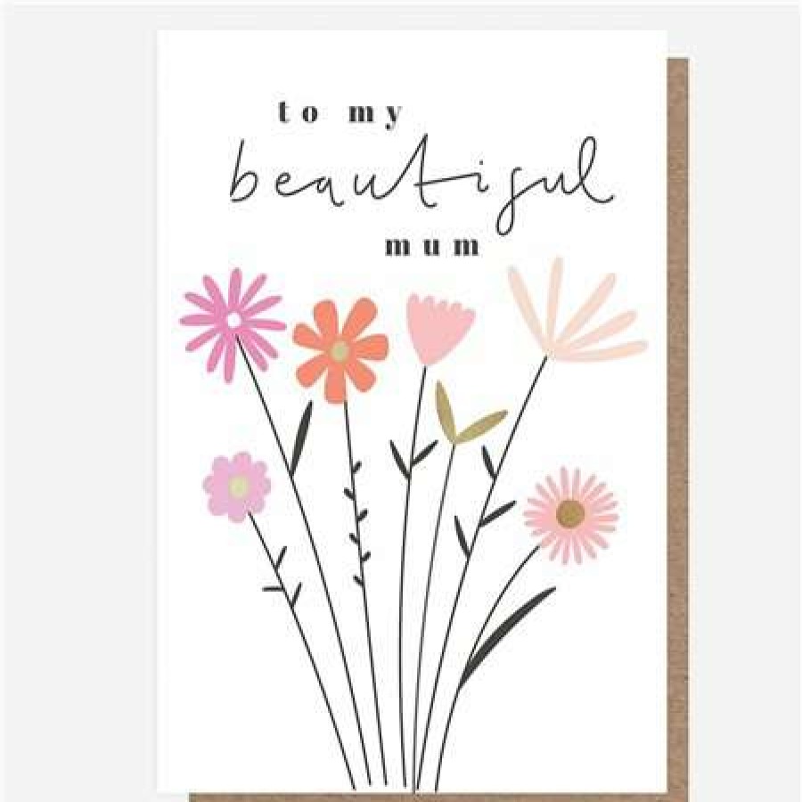 Greeting Cards * | Clearance Caroline Gardner Mother'S Day Card White