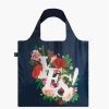 Reusable Shopping Bags * | Clearance Loqi Yes Floral Bag Navy