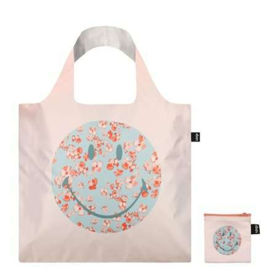 Reusable Shopping Bags * | Outlet Loqi Blossom Recycled Bag Peach