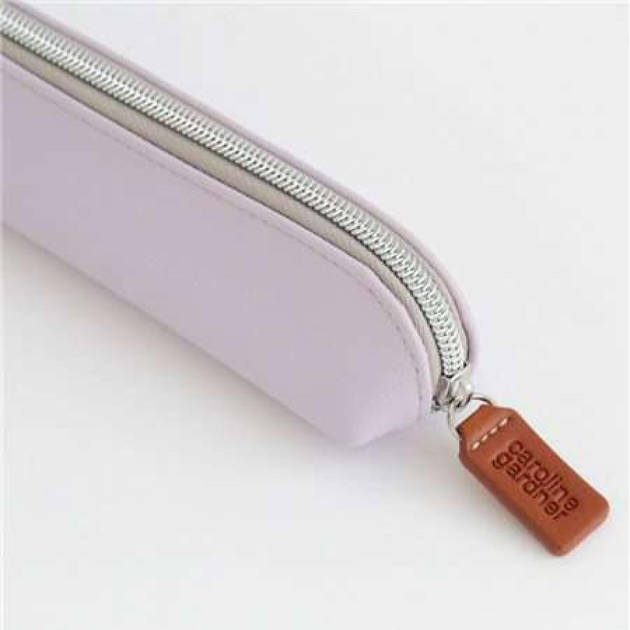 Stationery * | Clearance Caroline Gardner Small Pencil Case Lilac