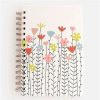 Stationery * | Sale Caroline Gardner Fleur A5 Spiral Notebook White