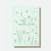 Greeting Cards * | Clearance Caroline Gardner Fleur Get Well Soon White