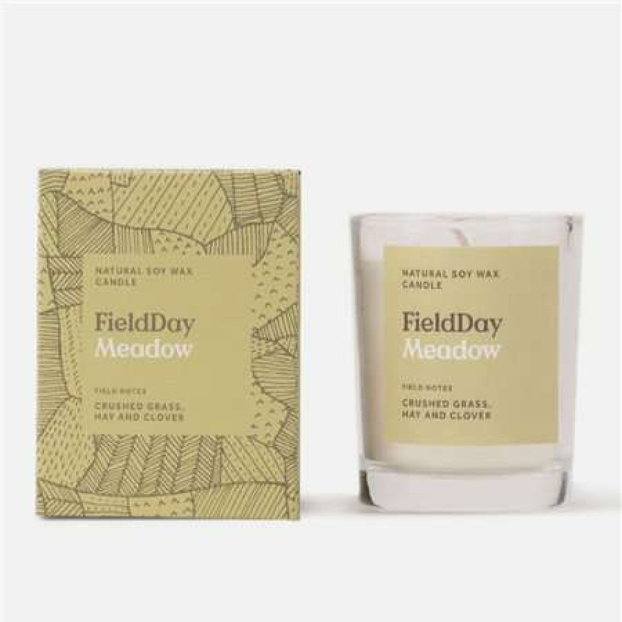 Candles * | Outlet Field Day Meadow Small Candle Yellow