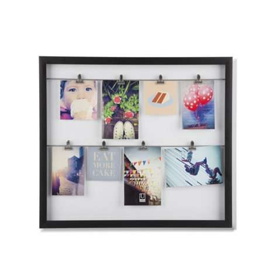 Photo Frames * | Sale Umbra Clipline Picture Frame Black