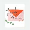 Greeting Cards * | Clearance Caroline Gardner Envelope Thank You Card White