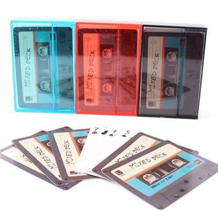 Stationery * | Outlet Umbra Tape Deck Cards Red