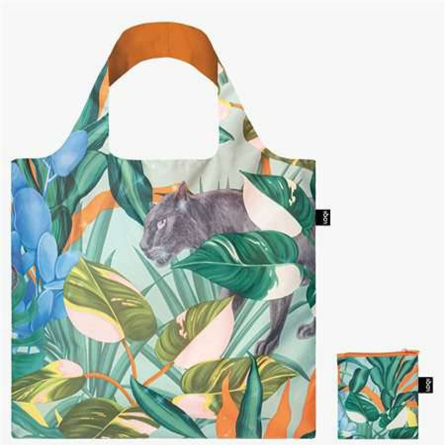 Reusable Shopping Bags * | Clearance Loqi Wild Forest Recycled Bag Green