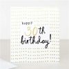 Greeting Cards * | Sale Caroline Gardner Gold 30Th Birthday Card White