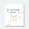 Greeting Cards * | Clearance Caroline Gardner So Sorry For Your Loss White