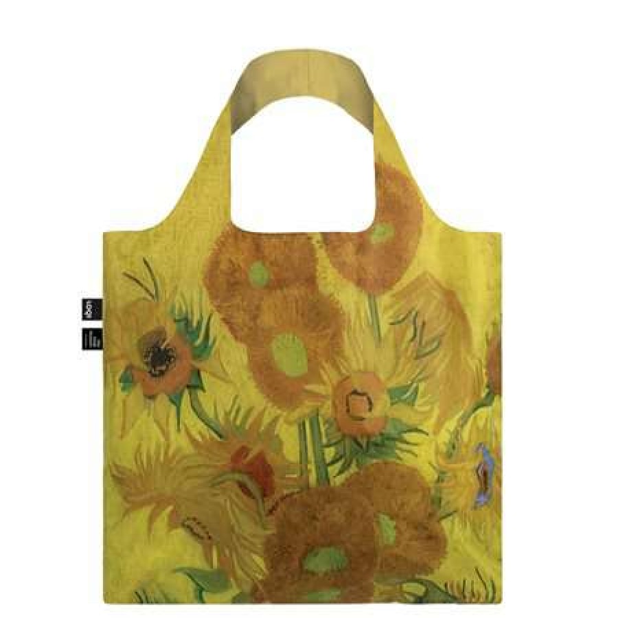 Reusable Shopping Bags * | Clearance Loqi Sunflowers Bag Yellow