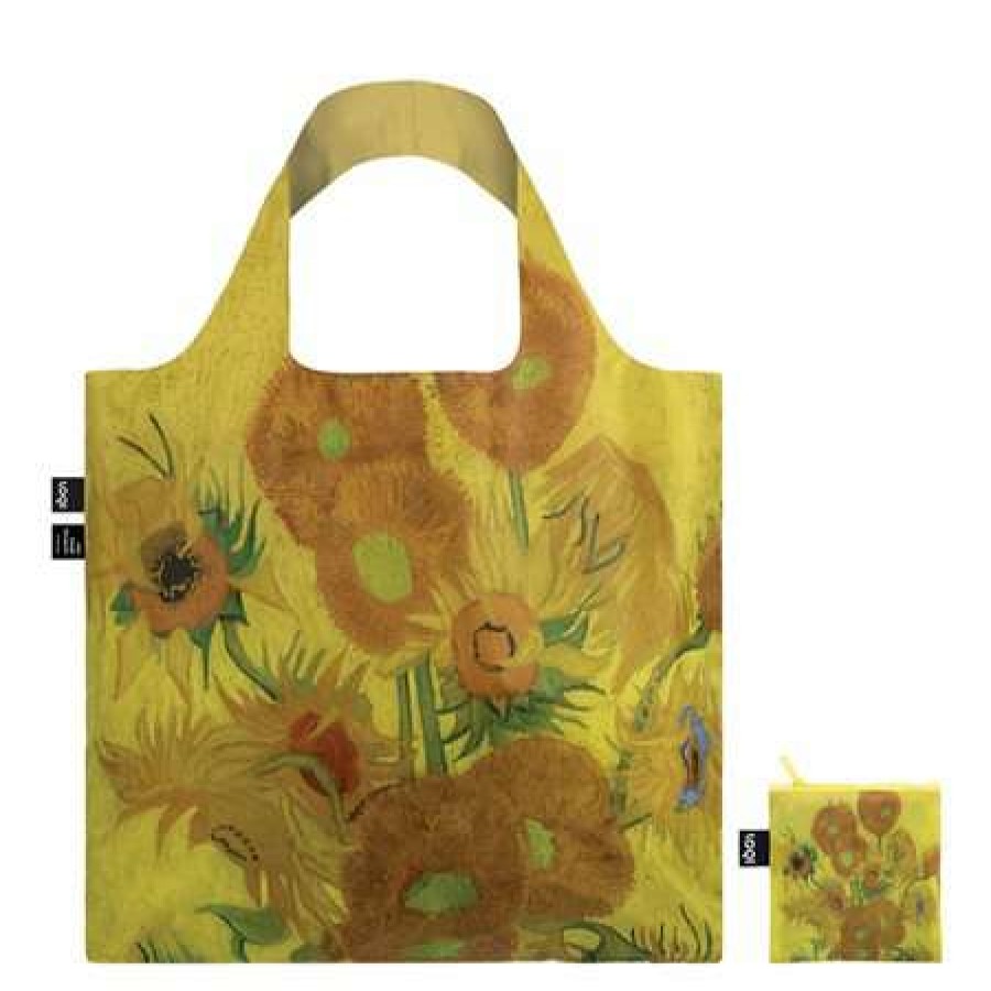 Reusable Shopping Bags * | Clearance Loqi Sunflowers Bag Yellow