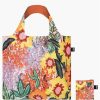 Reusable Shopping Bags * | Sale Loqi Thai Floral Recycled Bag Orange