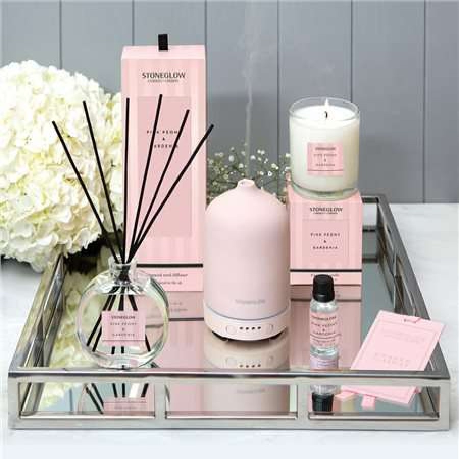 Candles * | Sale Stoneglow Modern Classics Pink Peony & Gardenia Candle Pink