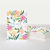 Greeting Cards * | Clearance Caroline Gardner Floral Design Thankyou Notes White