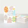 Greeting Cards * | Outlet Caroline Gardner Happy Easter Notecards White