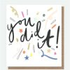 Greeting Cards * | Clearance Caroline Gardner You Did It Congratulations Card White