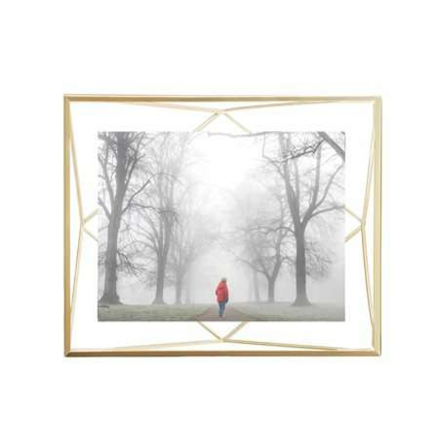 Photo Frames * | Clearance Umbra Prisma Picture Frame 5 X 7 Gold