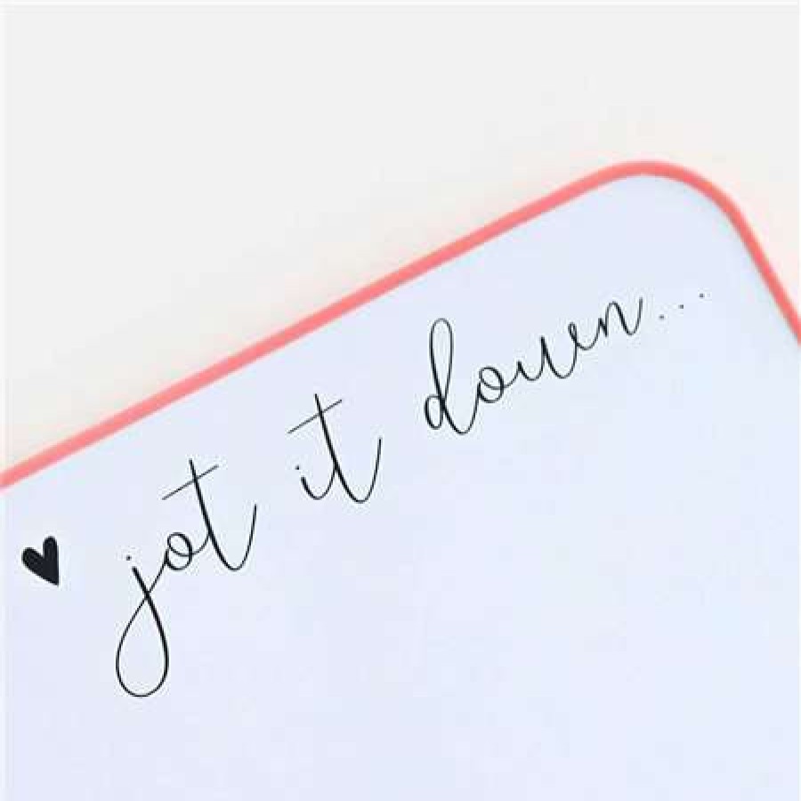 Stationery * | Clearance Caroline Gardner Jot It Down Whiteboard White