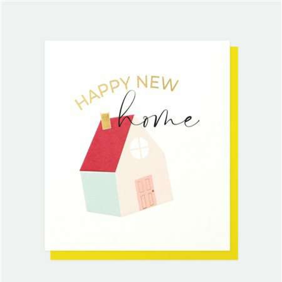 Greeting Cards * | Sale Caroline Gardner Happy New Home Card White