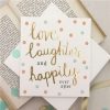 Greeting Cards * | Outlet Caroline Gardner Love Laughter And Happily Ever After White