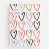 Stationery * | Clearance Caroline Gardner Heart Tabbed Notebook Pink