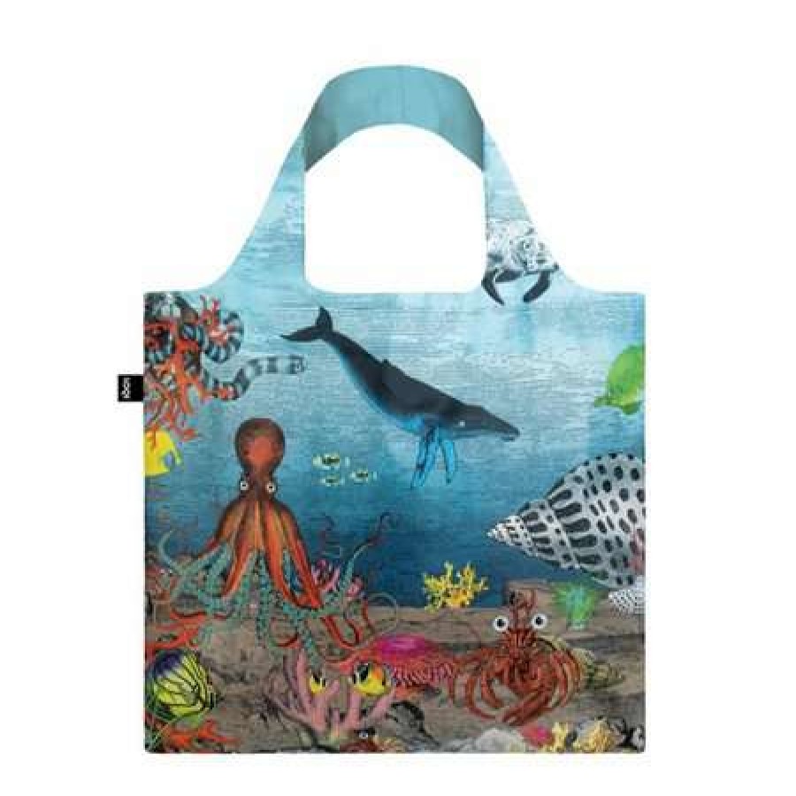 Reusable Shopping Bags * | Clearance Loqi Great Barrier Reef Bag Blue