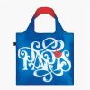 Reusable Shopping Bags * | Clearance Loqi Paris Bag Blue